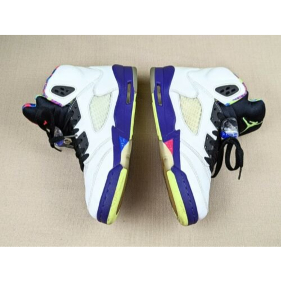 Nike Air Jordan 5 Retro Alternate Bel-Air DB3024-100 Sz 6.5Y White 2020 EUC main image 4